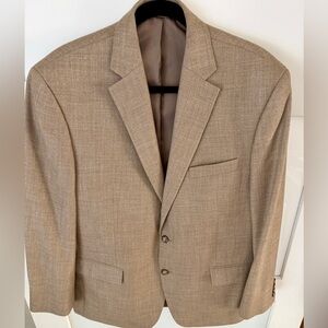 Ralph Lauren Men’s Tan Linen-Blend Blazer Sport Coat | 44R